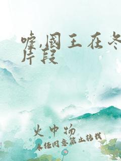 嘘,国王在冬眠片段