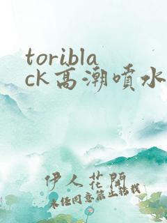toriblack高潮喷水av