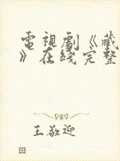 电视剧《藏海传》在线完整版