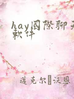 hay国际聊天软件