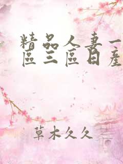 精品人妻一区二区三区日产乱码