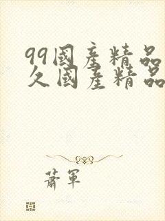 99国产精品久久国产精品