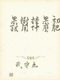 果树挂果初期应该用什么肥