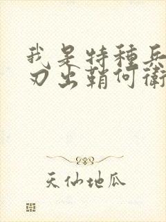 我是特种兵之利刃出鞘何卫东