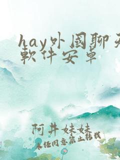 hay外国聊天软件安卓 hay外国聊天软件安卓