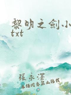 黎明之剑小说.txt