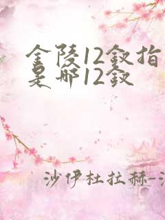 金陵12钗指的是哪12钗