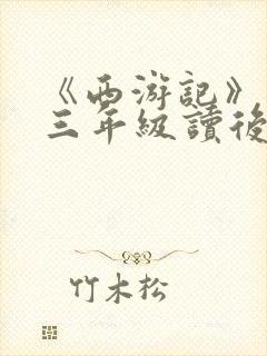 《西游记》小学三年级读后感200字