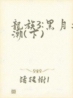 龙族3:黑月之潮(下)