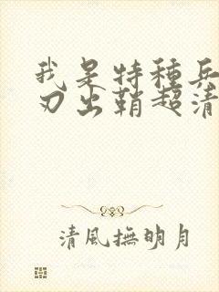我是特种兵之利刃出鞘超清
