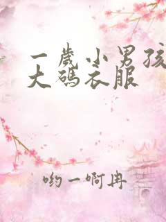 一岁小男孩穿多大码衣服