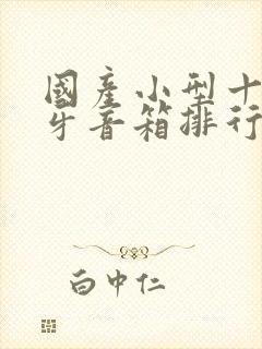 国产小型十大蓝牙音箱排行榜