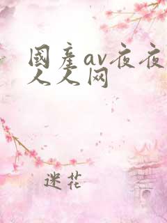 国产av夜夜操人人网