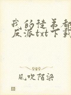 我的徒弟都是大反派txt下载精校版