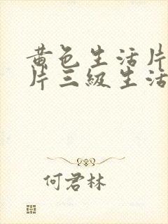 黄色生活片一级片三级生活片一级
