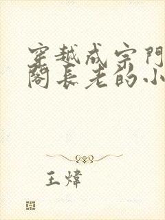 穿越成宗门藏经阁长老的小说