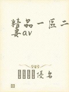 精品一区二区人妻av