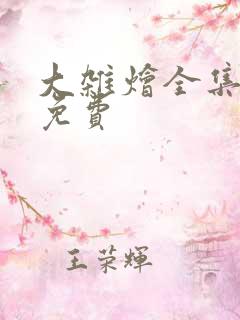 大杂烩全集阅读免费