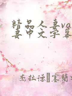 精品人妻va人妻中文字幕