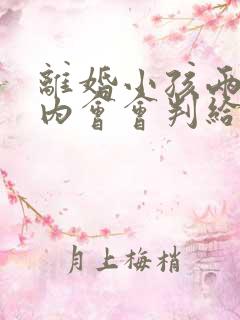 离婚小孩两岁以内会会判给谁