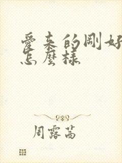 爱来的刚好结局怎么样