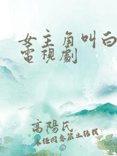 女主角叫白慧的电视剧