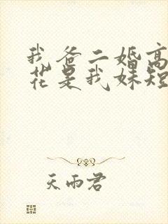 我爸二婚高冷校花是我妹短剧演员表