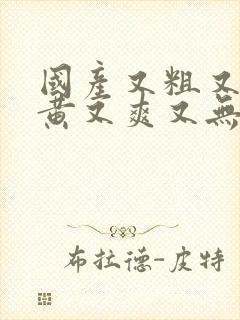 国产又粗又猛又黄又爽又无遮挡 国产又粗又猛又黄又爽又无遮挡