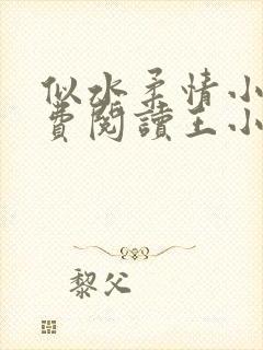 似水柔情小说免费阅读王小梦全文