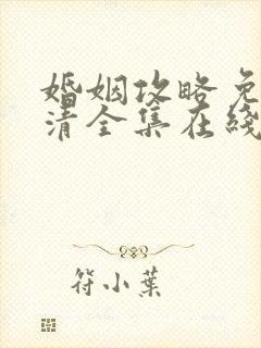 婚姻攻略免费高清全集在线观看