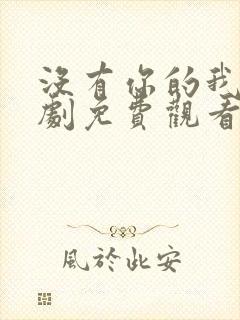 没有你的我电视剧免费观看