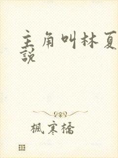 主角叫林夏的小说