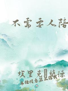 不需要人陪歌词