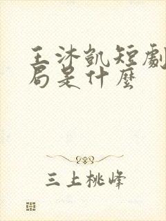 王沐凯短剧大结局是什么
