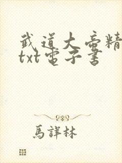 武道大帝精校版txt电子书