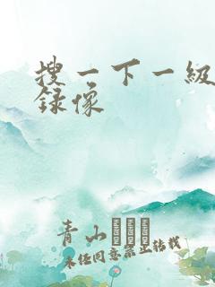 搜一下一级黄色录像 搜一下一级黄色录像
