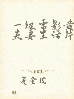 一级电影黄色的夫妻生活片