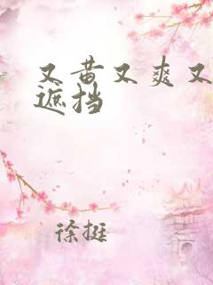 又黄又爽又色无遮挡