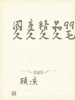 国产精品99久久久久久毛片