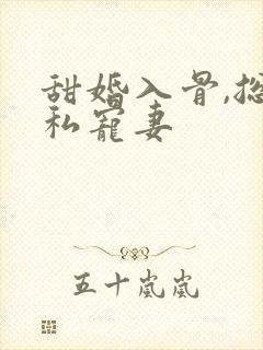 甜婚入骨,总裁私宠妻