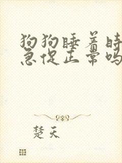 狗狗睡着时呼吸急促正常吗