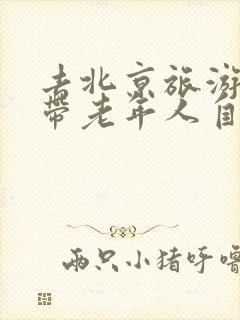 去北京旅游攻略带老年人自由行