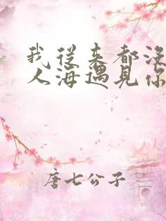 我从来都没后悔人海遇见你是什么歌 我从来都没后悔人海遇见你是什么歌