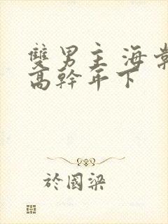 双男主 海棠 高干年下