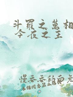 斗罗之万相斗罗 今夜之主