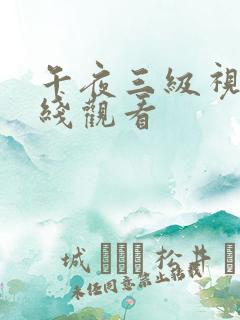 午夜三级视频在线观看