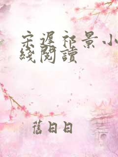 宋迟祁景小说在线阅读