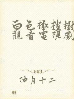 白色橄榄树免费观看电视剧剧情介绍