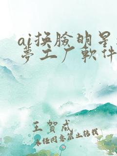 ai换脸明星造梦工厂软件
