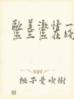 欧美激情一区二区三区在线播放